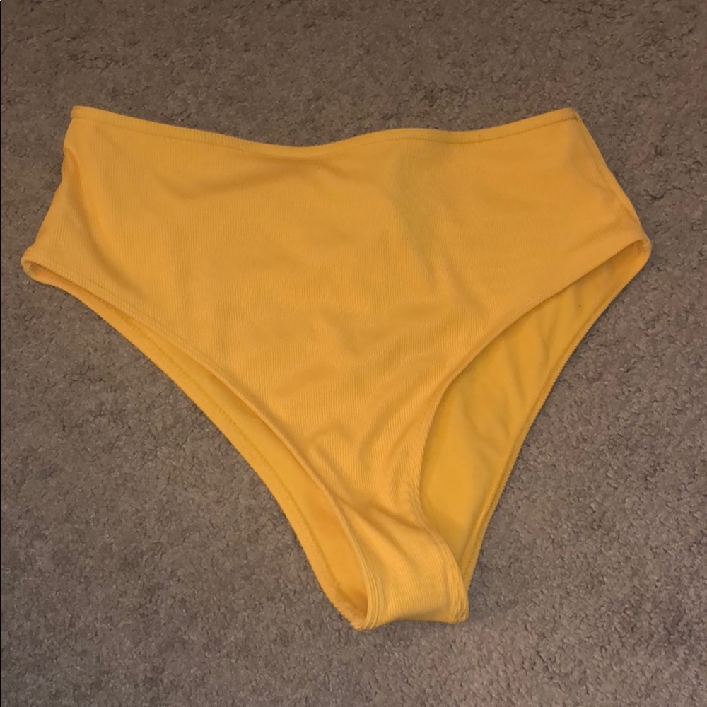 Yellow Bathing Suit Bottoms